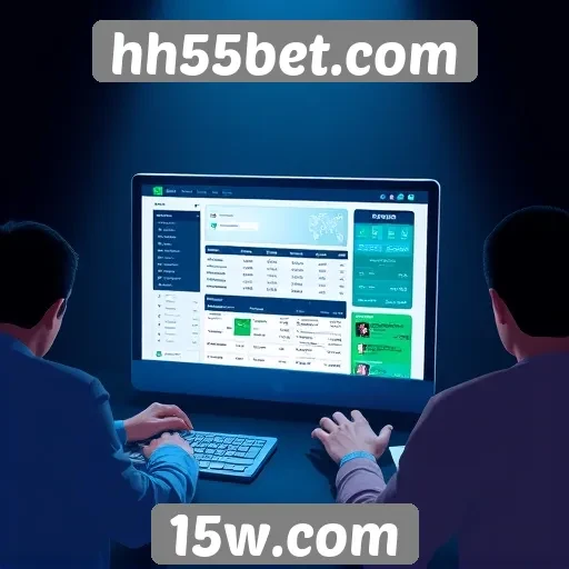 Interface e usabilidade do site hh55bet